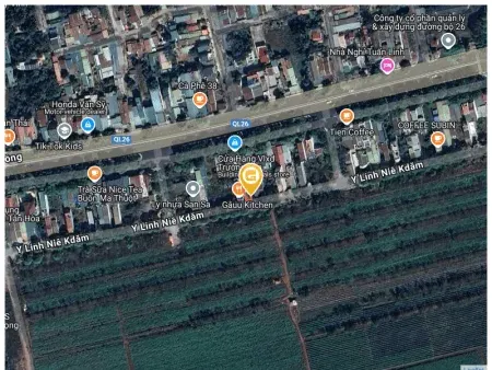 Bán đất 120.8m² có sẵn 120m² thổ cư ngang 5m giá 3.95 tỷ tại Phường Tân Hòa Thành phố Buôn Ma Thuột