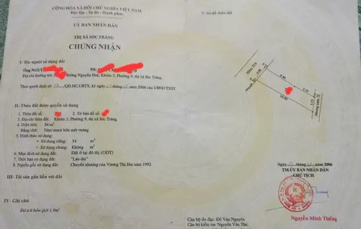 Bán đất 54m² giá 1.3 tỷ (còn thương lượng) Phường Phú Lợi