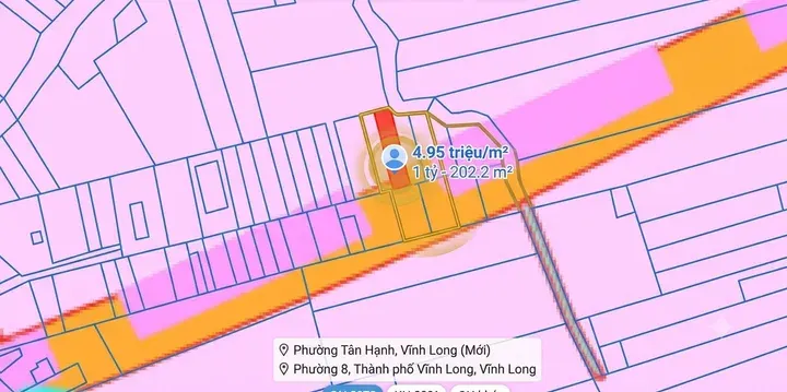 Chính chủ bán lô đất 202M² phước hậu - long hồ, sát cạnh quy hoạch đường lớn tương lai, giá chỉ 1 tỷ!