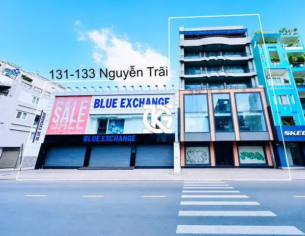 Cho Thuê Nhà GÓC 2MT: 131-133 Nguyễn Trãi - Quận 5 - 33x38m, 8 tầng