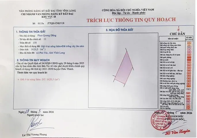 1620 m² bán đất gần chân cầu rạch miễu 2 – mặt đường lớn 1620 m²
