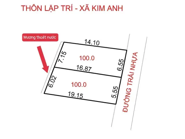 Đất fo lập trí – giá cực tốt, sát KCN sạch