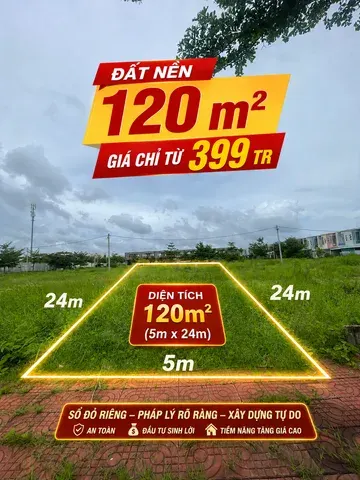 399TR - đất nền giá cực ưu đãi