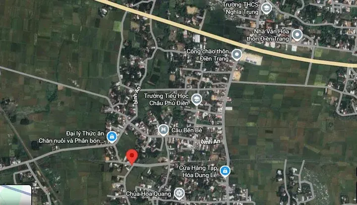 Đất nghĩa trung, tư nghĩa , quảng ngãi. gần cầu bến bè