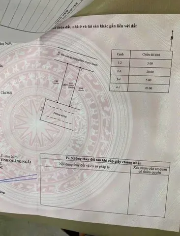 Cần bán Nhà Mê lửng mặt tiền Nguyễn Hồng Châu - KDC Phước Thạnh, Phường Cẩm Thành Quảng Ngãi .DT: 100M2