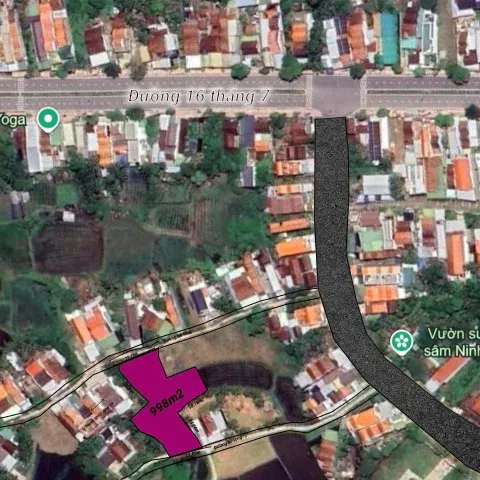 Mặt tiền minh mạng – 998M² full thổ cư – 2 mặt đường bê tông