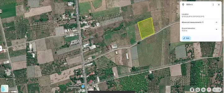 Quảng hòa – bắc cam ranh – 4.311 M² – giá chỉ 560 triệu/sào