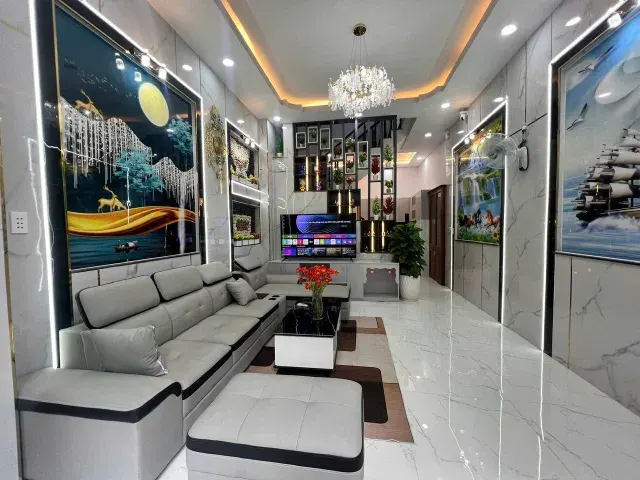 Kế trương thị hoa tân thới hiệp quận 12 hẻm xe hơi 46M² 2PN 4,69 tỷ