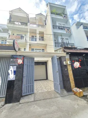 Bán gấp nhà mới 4 tầng trường chinh, Q12 - hẻm xe hơi vào nhà - 83M² (4x24M) - 8.5 tỷ