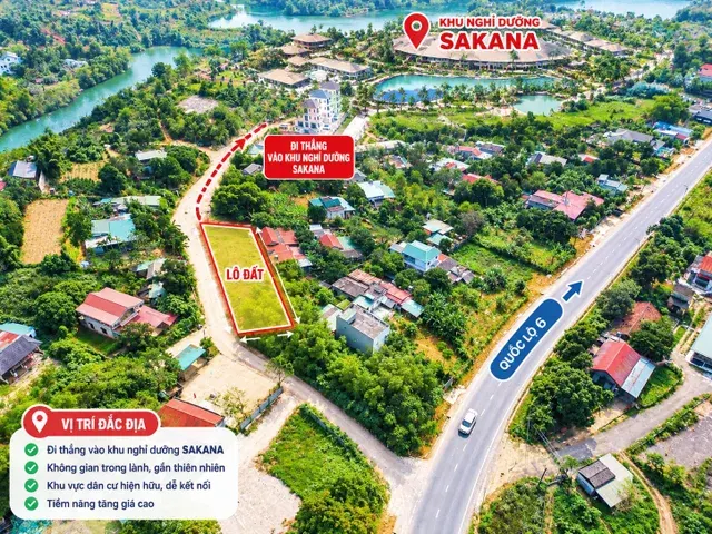 Chỉ từ 400TR – sở hữu đất gần sakana resort, kỳ sơn – hòa bình