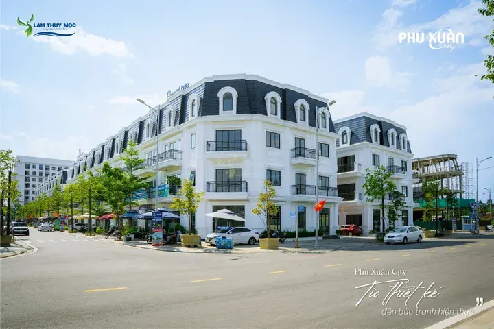 Phú xuân city huế – nhà phố trong khu đô thị đang hình thành diện mạo mới