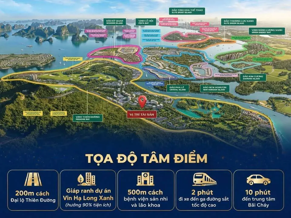 Bán đất đại yên, vị trí tâm điểm kết nối, cạnh đại đô thị vin hạ long xanh, pháp lý rõ ràng, từ 2 tỷ