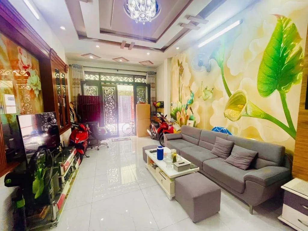 Bán nhà quang trung, gò vấp, hẻm xe hơi, 50m², 4 tầng, 4pn master, sổ riêng, chỉ 7,5 tỷ