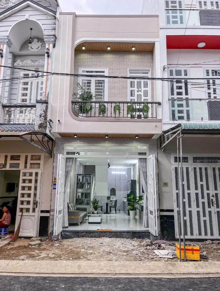 Bán nhà đường số 22, kdc thới nhựt 1, 2 tầng, đầy đủ nội thất, 3,5 tỷ