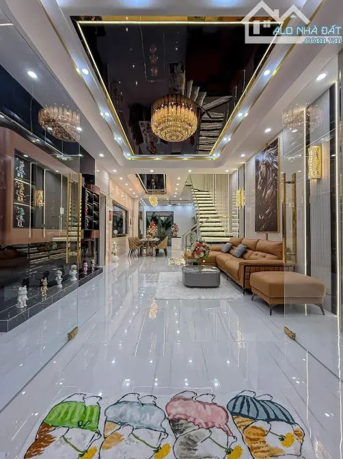 Nhà 2 lầu đường D1 trục chính KDC hồng loan - có hẻm kỹ thuật hong , tặng full nội thất