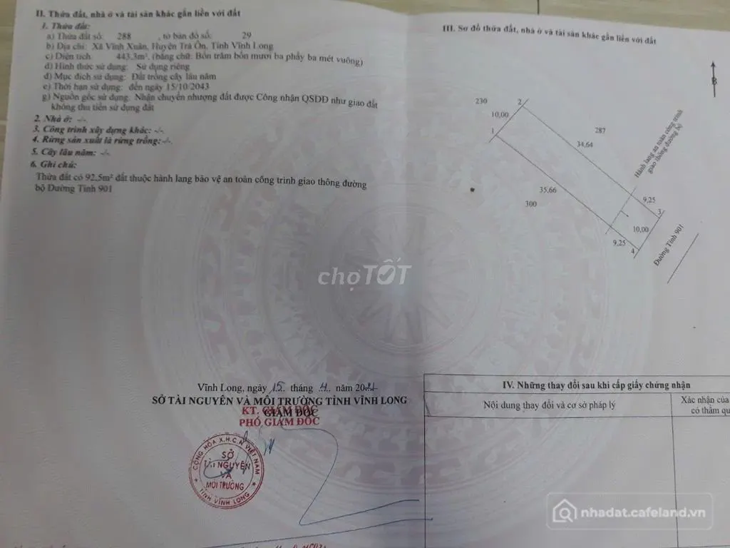 Bán đất nông, lâm nghiệp: Bán đất chính chủ