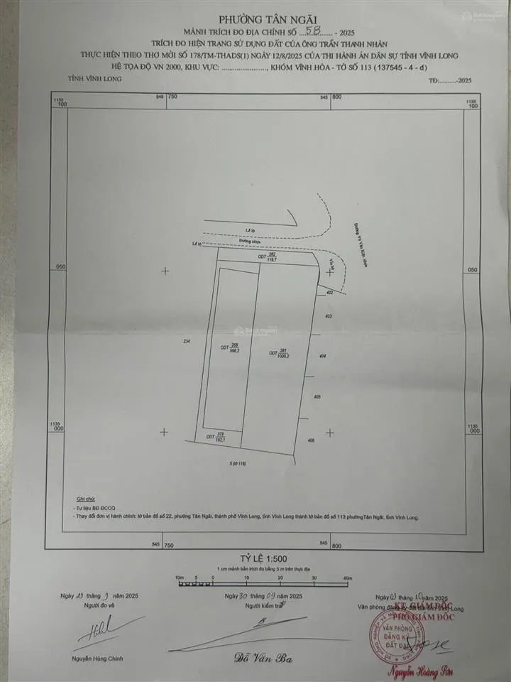 Bán đất giá tốt, võ văn kiệt, tân ngãi, vĩnh long, 25 tỷ, 1898,2 m². ngân hàng định giá 25 tỷ.