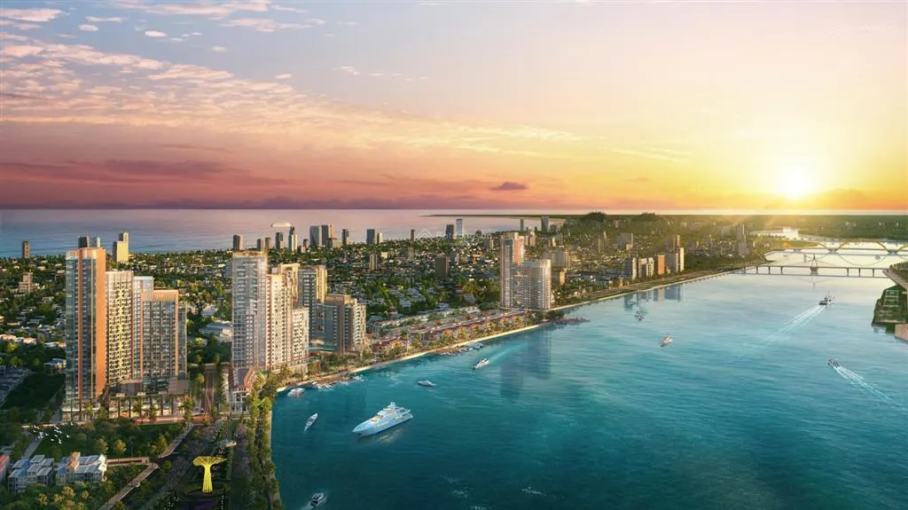 Căn hộ 1pn sun symphony 5, trực diện sông hàn đà nẵng, tts 3,4 tỷ dòng tiền thuê 25tr/tháng