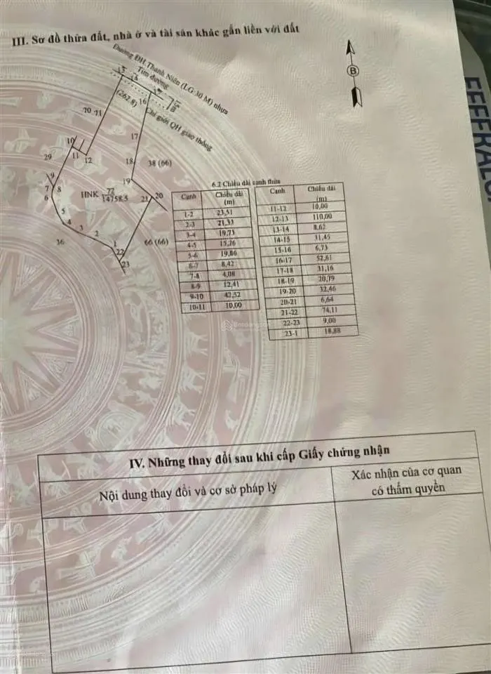 Bán đất mặt tiền dh thanh niên, tân hòa, 13,2 tỷ, 14758 m2, view đẹp, chính chủ