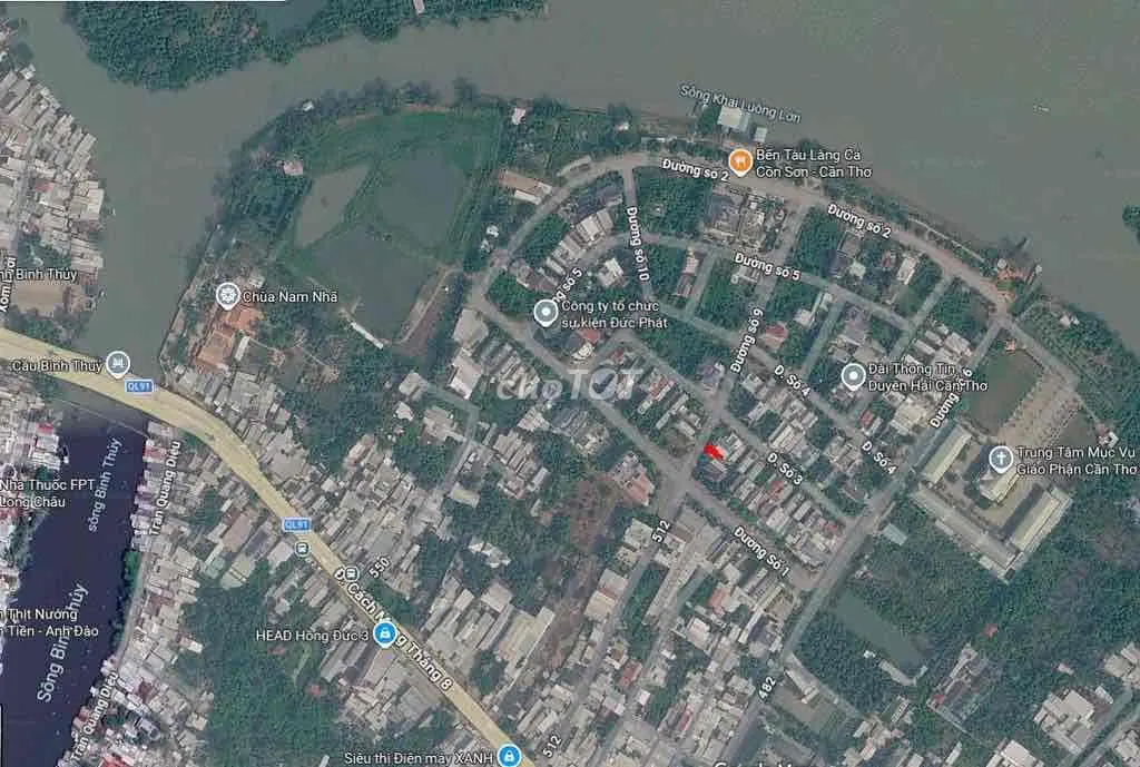 Đất thổ cư đường lớn