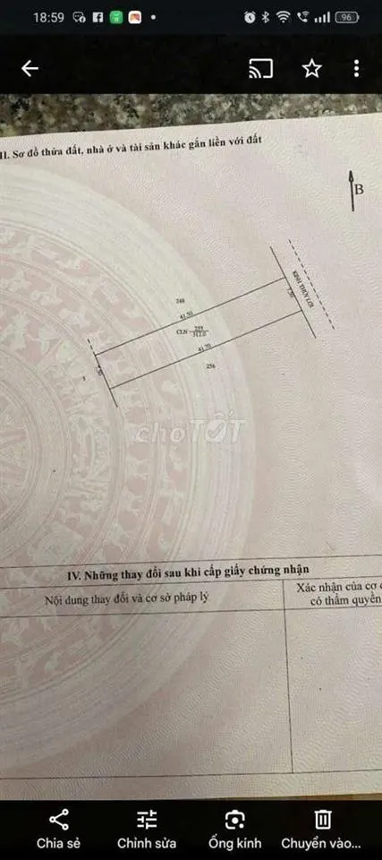 đất vườn ngay chợ giai xuân đi vô tầm 100m