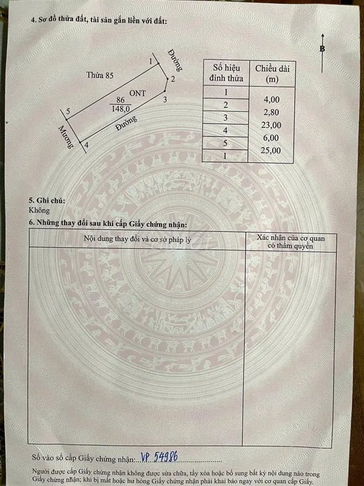 Bán lô đất siêu đẹp Khánh Hội, Ninh Bình, giá cực chất 3,8 tỷ, 148m2