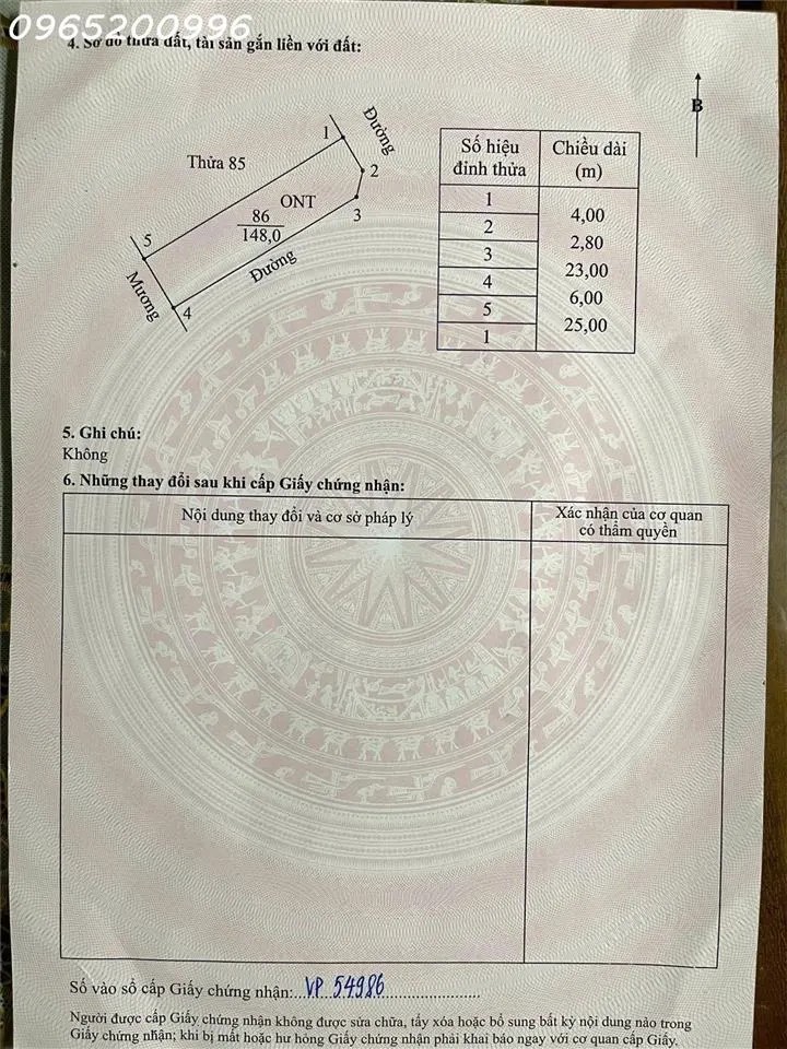 Bán lô đất siêu đẹp tại xã Khánh Hội, Ninh Bình, giá cực chất 3,8 tỷ, DT 148m2