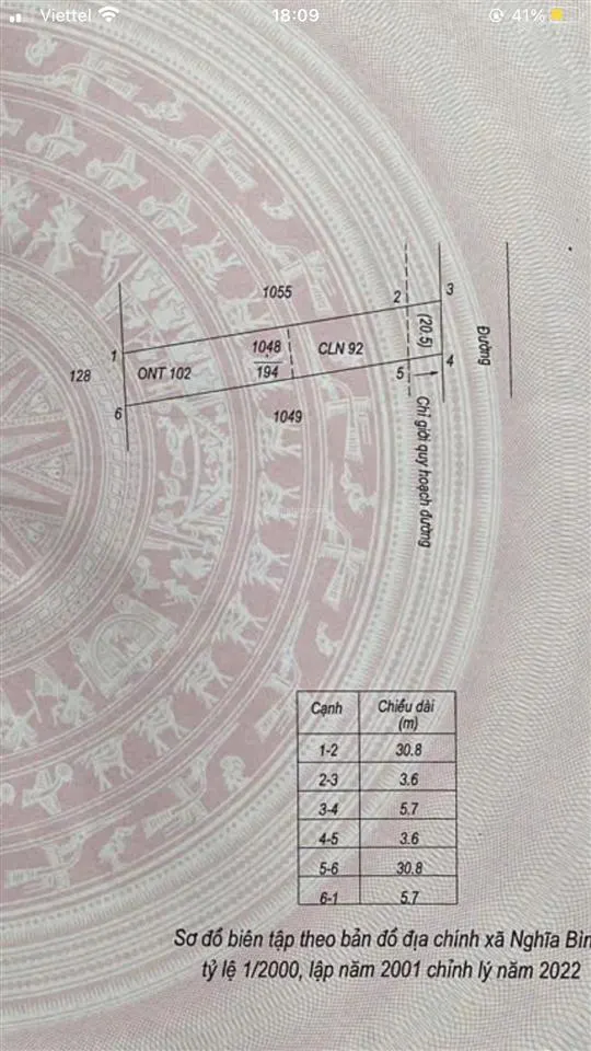 Bán đất tại thị trấn quỹ nhất, nghĩa hưng, nam định, 2,8 tỷ, 194 m2