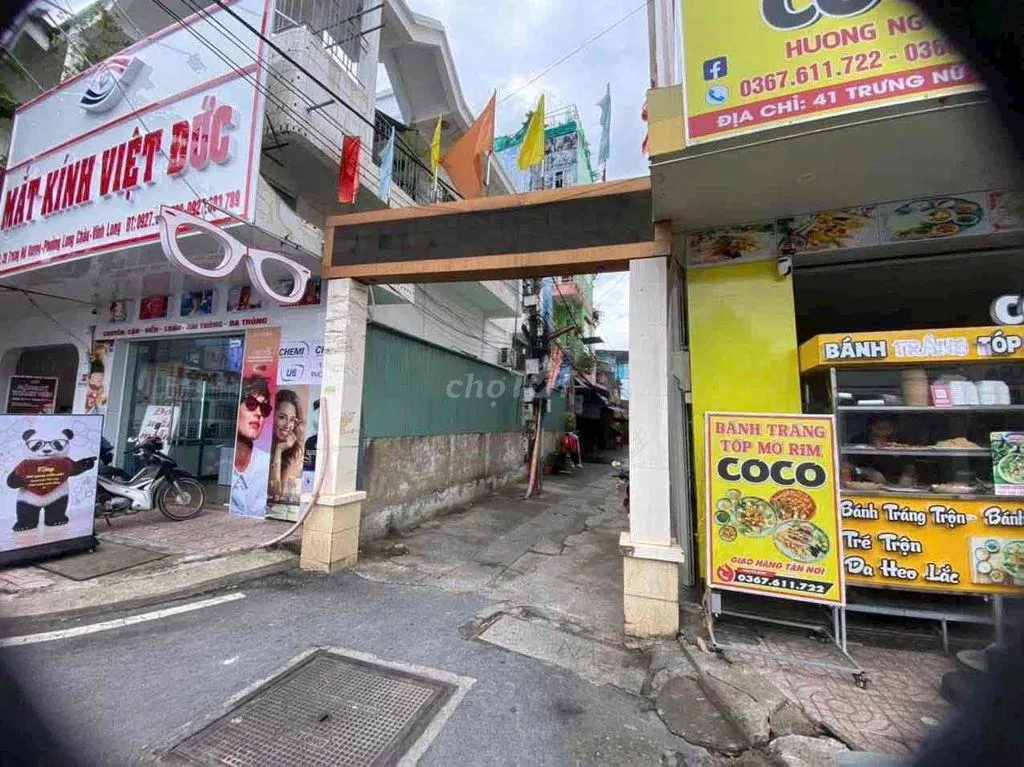 Bán nhà 1 trệt 1 lầu hẻm trưng nữ vương, phường long châu, vĩnh long