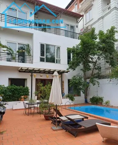 Cực đỉnh! Biệt thự Quảng an, Xuân Diệu, Tây Hồ. 380m2, bể bơi, sân vườn. Phân lô Vip. 60Ty