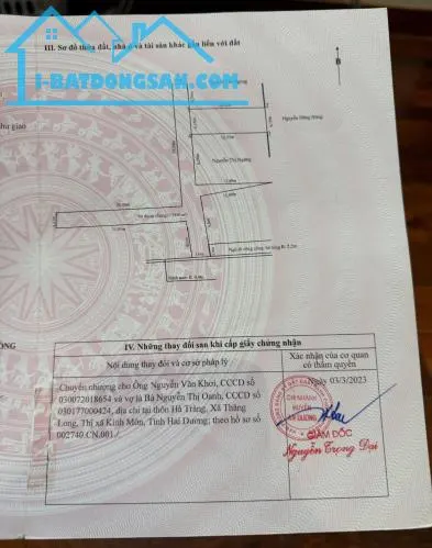 Bán đất 50m2 thôn 6 Bắc Sơn An Dương Hải Phòng