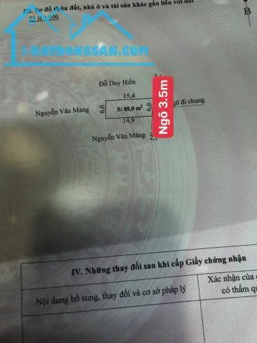 Chủ gửi bán lô đất hoa hậu tuyến 2 Mạc Đăng Doanh, Hưng Đạo - Hải Phòng