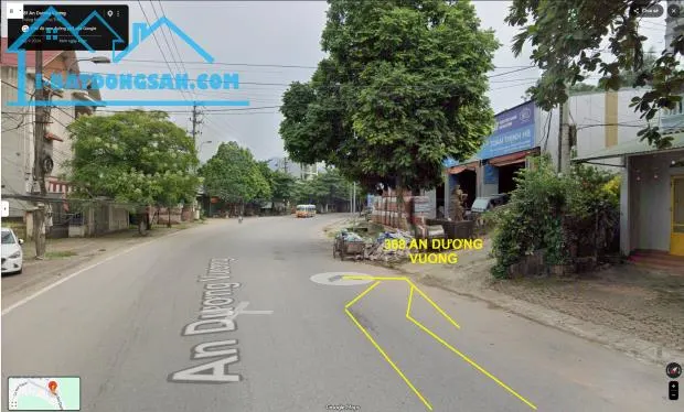 Bán đất ngõ 368 An Dương Vương, TP Hòa Bình (nay là tỉnh Phú Thọ), diện tích 854.2m2
