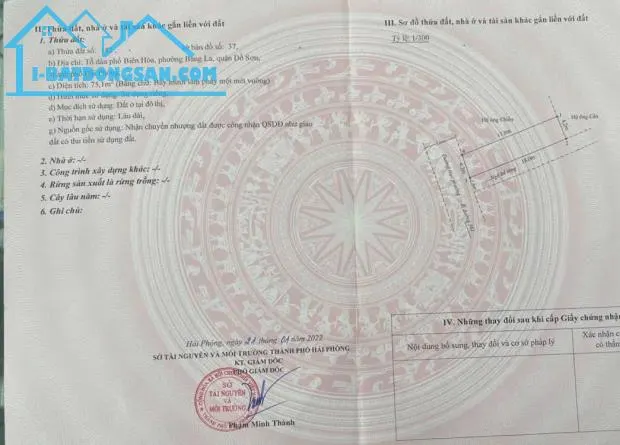 Bán đất Bàng La - Đồ Sơn - Hải Phòng