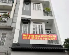 Cho thuê nhà đẹp 69/9 Đường Bình Lợi, Phường 13, Bình Thạnh. DT 4x20m, 4PN 5WC giá 24 triệu/tháng