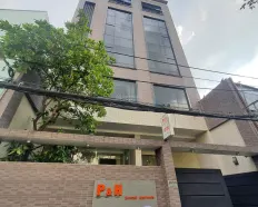 Cho thuê nhà 40/12 Nguyễn Văn Đậu, P6, Bình Thạnh. 1 trệt lửng 3 lầu sân thượng. Thang máy, PCCC
