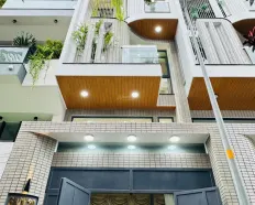 Nhà full nội thất khu cao cấp, Nguyễn Tư Giản P12 DT 4x20m 4 lầu, thang máy-5PN ,7WC =29 triệu