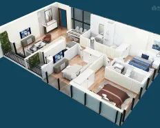 Chính chủ bán căn hộ 2PN The Ninety Complex Đống Đa, full tiện ích, sẵn dòng tiền cho thuê