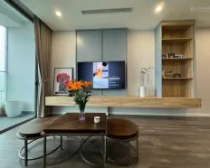 Cho thuê căn hộ 3PN, 2VS. Nội thất cơ bản/full, view đẹp tại The Nine, Phạm Văn Đồng. Giá 20tr/th