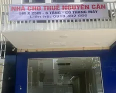 Cho thuê tòa nhà 6 tầng Nguyễn Văn Linh gần Cầu Rồng, Đà Nẵng 121m2, 60tr/th