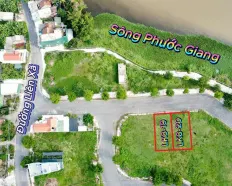 Cần bán nhanh lô đôi 211m2 (12 x17.6m) mặt tiền sông Phước Giang KDC An Lộc Phát, giá 2.2 tỷ tl