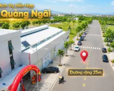 Lô đẹp block LKB.24 mặt tiền đường rộng 25m, Khu dịch vụ hỗn hợp VSIP Quảng Ngãi