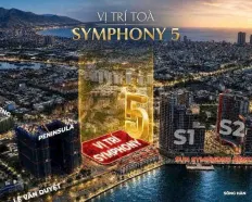 BĐS dòng tiền ngay Bến Du Thuyền Đà Nẵng - Symphony 5 Residence - Giá chỉ 65tr/m2 - Studio 30.1m2