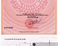 Lô đất mặt tiền đường Phạm Vấn. Diện tích: 187.3m2. Mặt tiền ngang 18m rất bề thế
