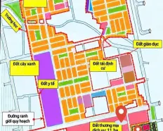 Bán lô đất trong Khu A - Khu DVHH VSIP Quảng Ngãi, Khu A đối diện quỹ đất dịch vụ Thọ Phong 11ha