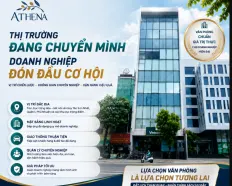 Cho thuê văn phòng Athena Building đường Cộng Hòa, Tân Bình 100m2 đến 500m2, miễn phí OT
