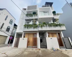 Cho thuê nhà 4 tầng lô góc khu Nam Việt Á, Ngũ Hành Sơn, Đà Nẵng