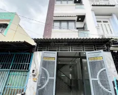 14 triệu nhà 4 tầng, 4PN, hẻm 5m thông ngay chợ Lê Văn Quới, Bình Tân