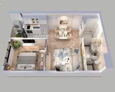 Nổi bật giá siêu tốt - Căn 1 phòng ngủ 46m2 Capital Square giá 3,2 tỷ