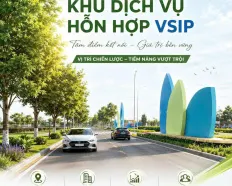 Khai thác bất động sản cho thuê tại Khu Dịch vụ Hỗn hợp VSIP Quảng Ngãi